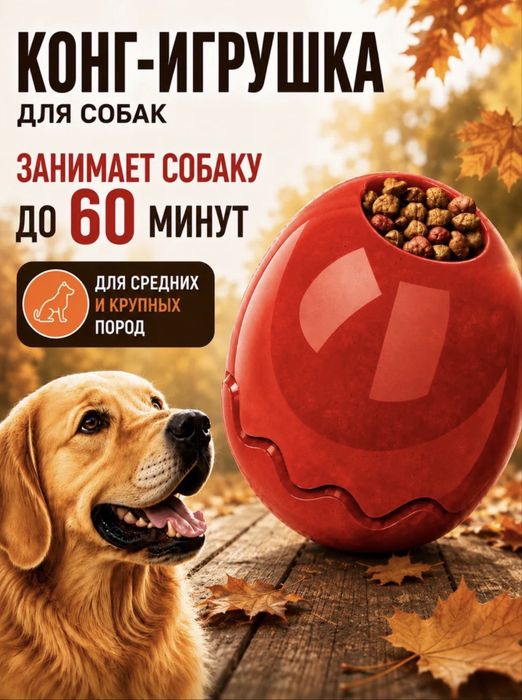 Конг-игрушка для собак