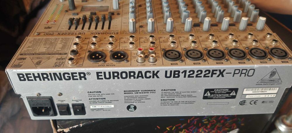 Mixer Audio Behringer UB1222FX-PRO – 12 canale, FX, EQ