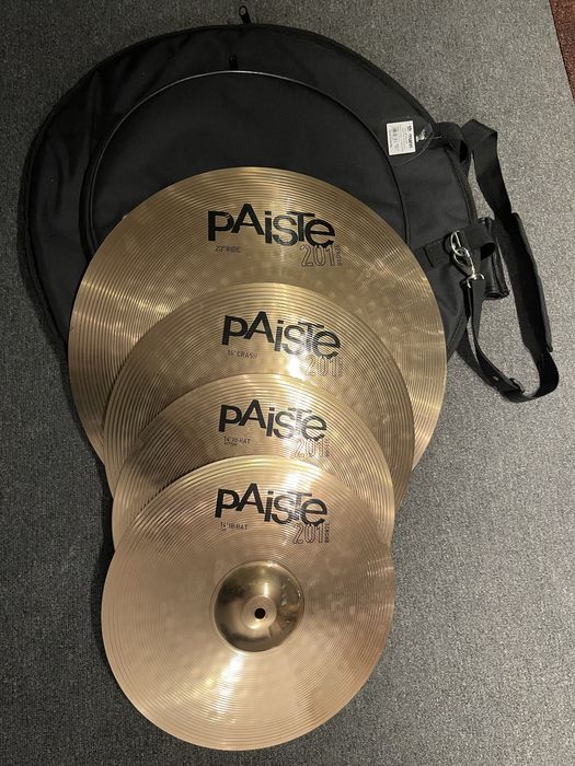 Vand cinele Paiste set 3 - 201  (14” hi-hat; 16” crash, 20” ride)