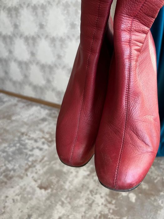 Осенние сапоги, нат кожа