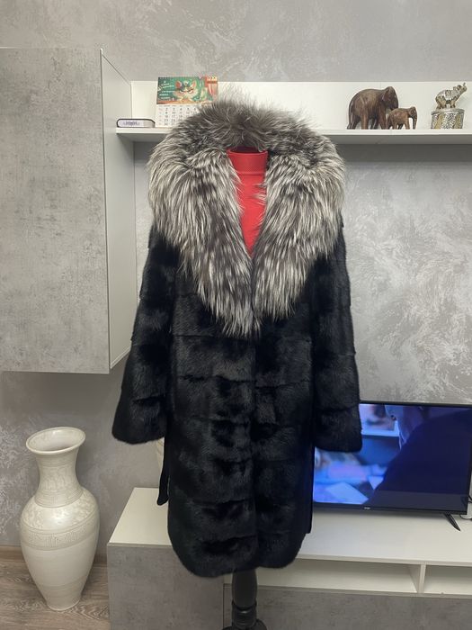 Норковая шуба, чернобурка, 40-46