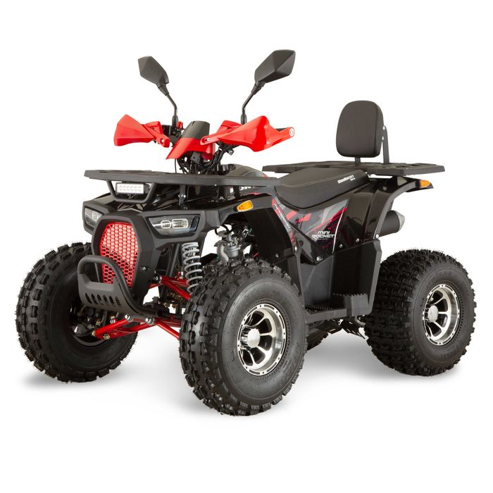 Atv 125cc Mini Rocket Hunter II Deluxe 8" automat 4T benzina rosu