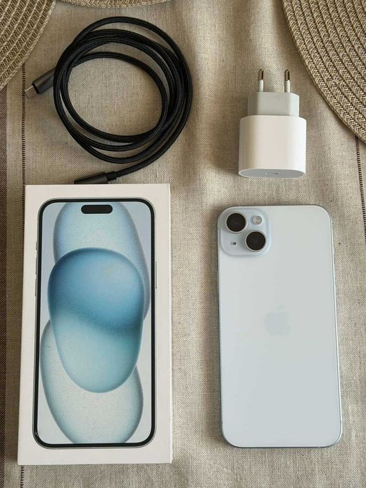Iphone 15 plus 256gb + зарядно