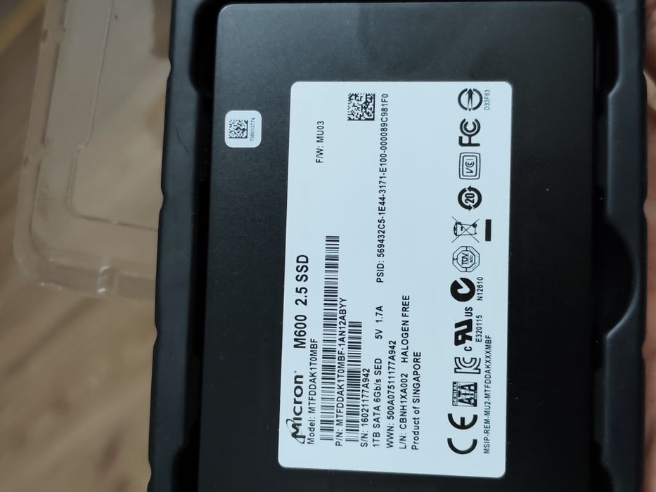 ССД Микрон 1000 гб