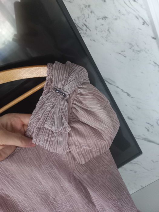 Rochie de ocazie ECHO de Ravel roz pudra
