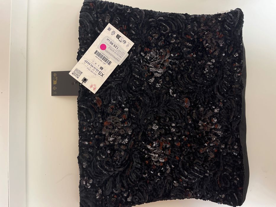 Zara бляскав топ