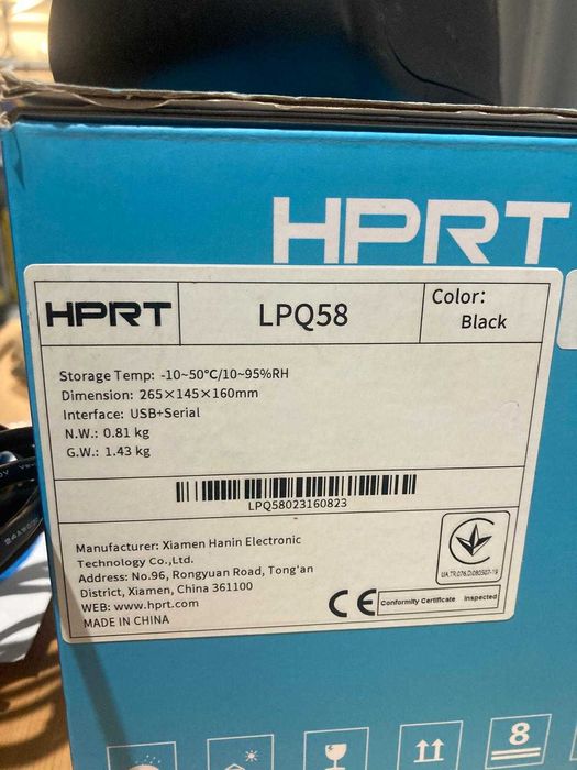 Imprimanta de etichete HPRT Lpq58