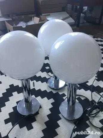 Veioza lampa Glashutte Limburg 6357 Bauhaus opalina Germania