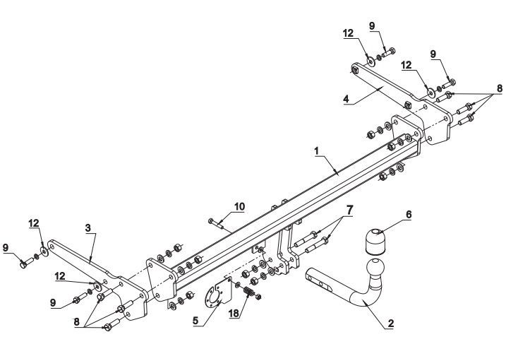 carlig remorcare suzuki vitara 5 usi 2015 - ..