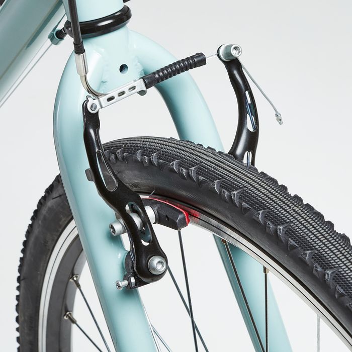 Bicicletă polivalentă Riverside 120 verde - produs resigilat Decathlon