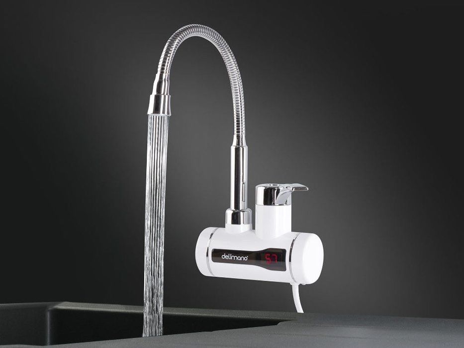 Нагревател за вода Delimano проточен бойлер за стена плот мивка