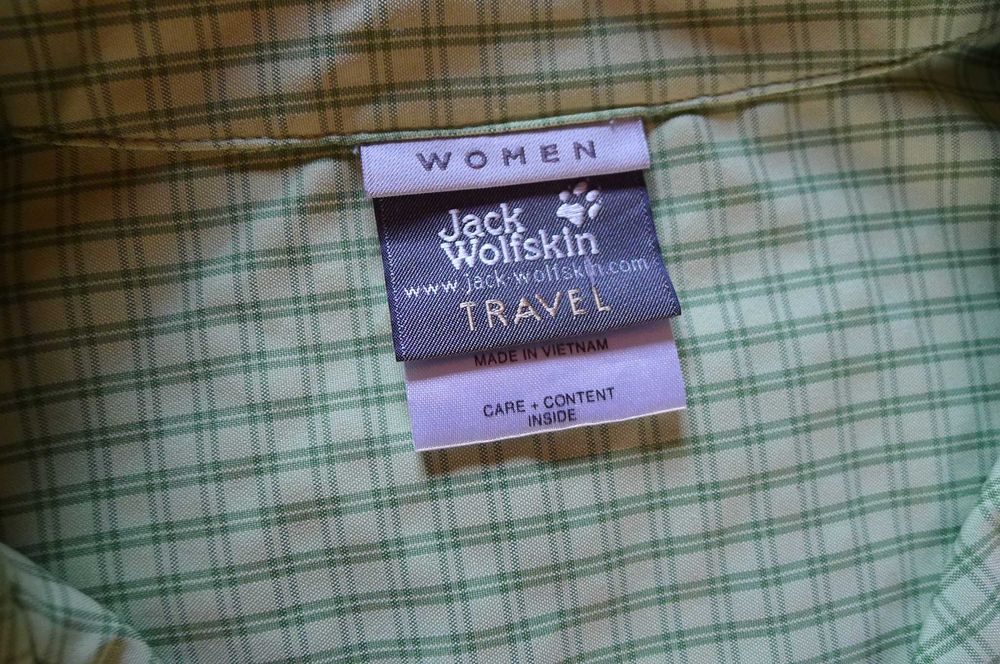 Cămașă sport mânecă scurtă Jack Wolfskin femei, drumeții, mărime L