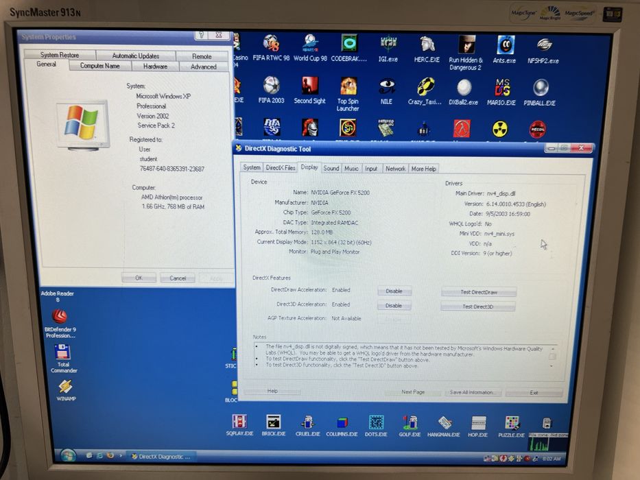 Retro Shuttle PC AMD Athlon 1,7 Ghz