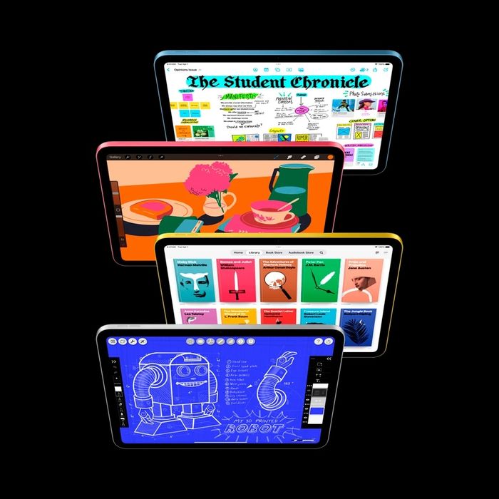 iPad A16, 128 ГБ Wi-Fi+5G 2025, Синий