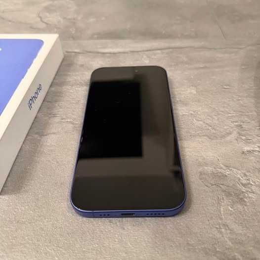 Чисто Нов Apple iPhone 16 128GB Ultramarine Синьо Отключен 100% Батерия 20 Цикъла