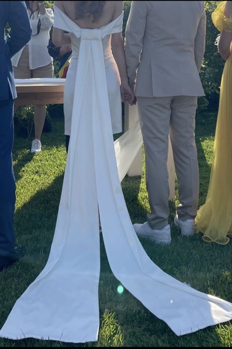 Rochie cununie cu trena