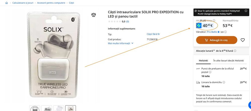 Căști Bluetooth True Wireless, Fresh 'n Rebel - Solix Expedition Pro.