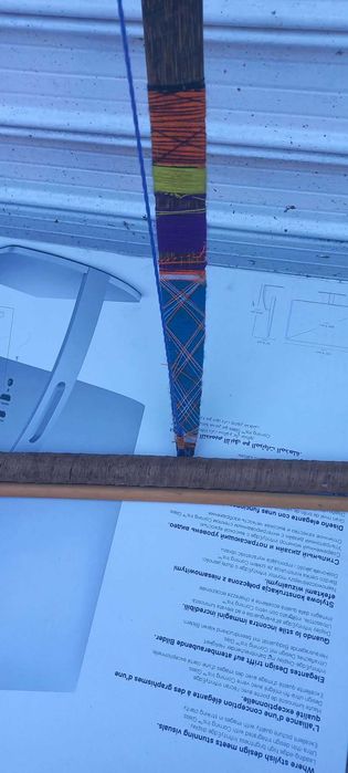 Лък със стрела и тръба за стрелички, ръчно изработени сувенири.