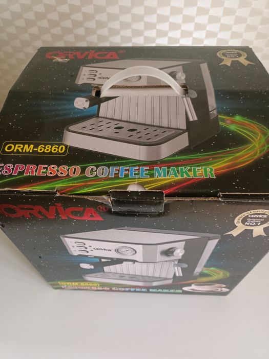 Кофемашина Orvica ORM-6860 черный-серый