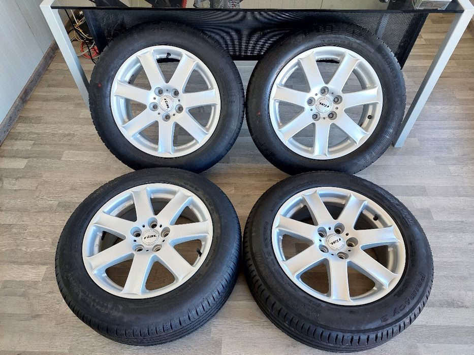 Джанти 17 цола 5х120 за БМВ Х3/BMW X3 с летни гуми 215/60/17