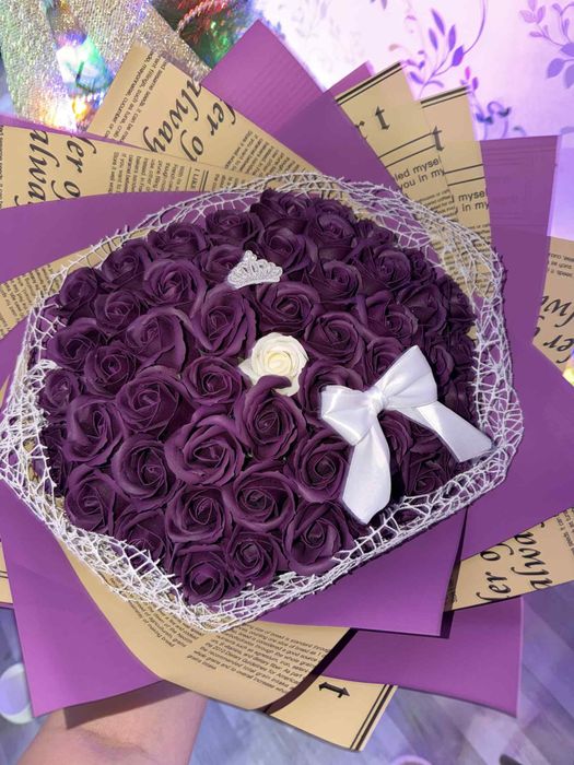 Buchet trandafiri sapun