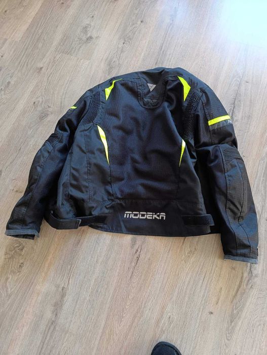 Текстилно Мото Яке - Modeka Black/Yellow
