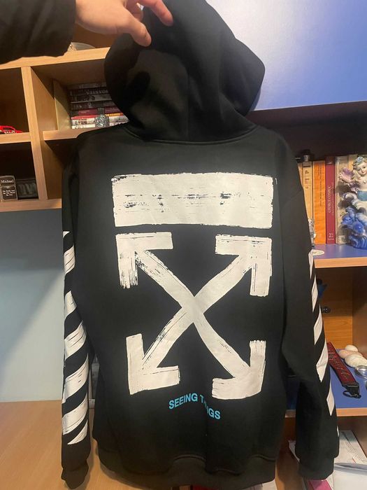 Hanorac Off White OW, nou, cu etichete, marimea M-L