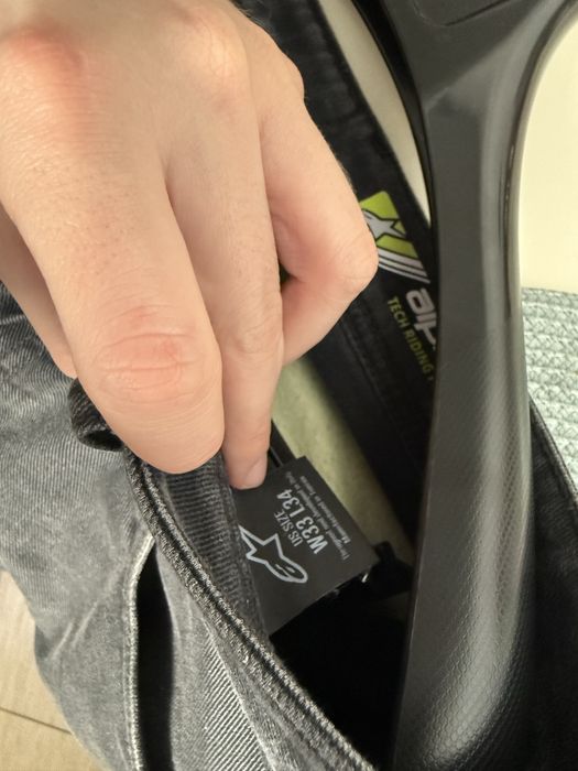 Blugi moto Alpinestars Cooper V3 Denim, Stare excelentă