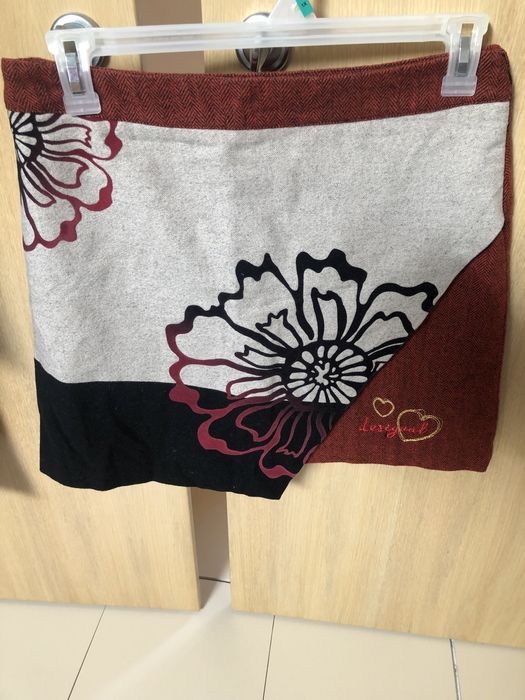 Desigual bluza femei, fusta stofa groasa Desiqual