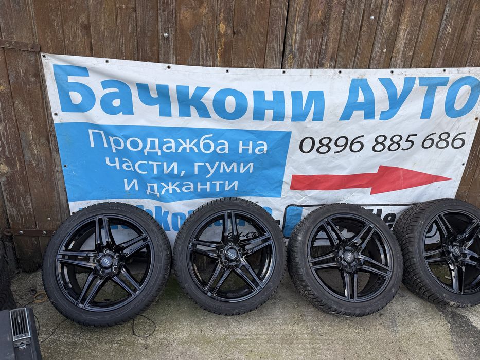 18 5х112 джанти със зимни гуми