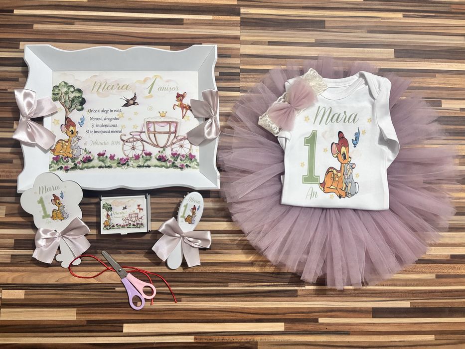 Fuste tulle fetite  1 an , seturi aniversare, tava mot , tricouri