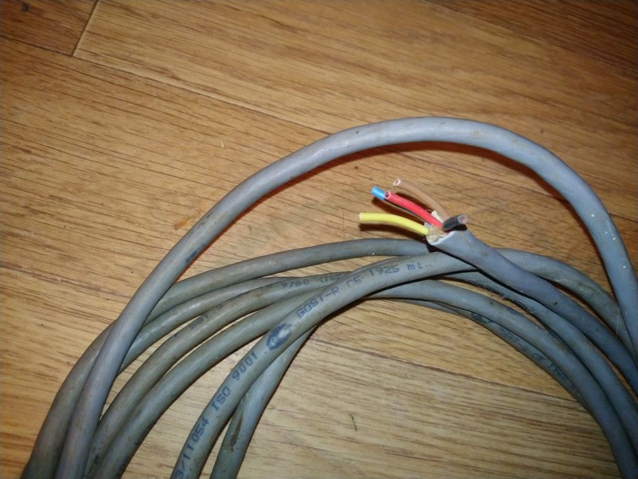 Продам кабель медный 5ти жильный