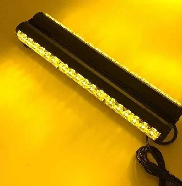Супер мощна 36 LED аварийна сигнална лампа, 46см, 108W,12-24V,7 режима