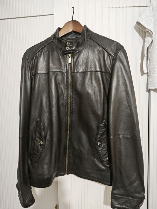 Кожаная куртка Massimo dutti