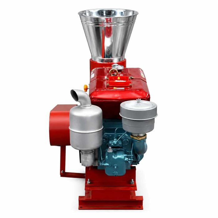 Granulator furaje KL-200A cu motor diesel si 3 matrite NOU Garantie 24 luni Livrare rapida
