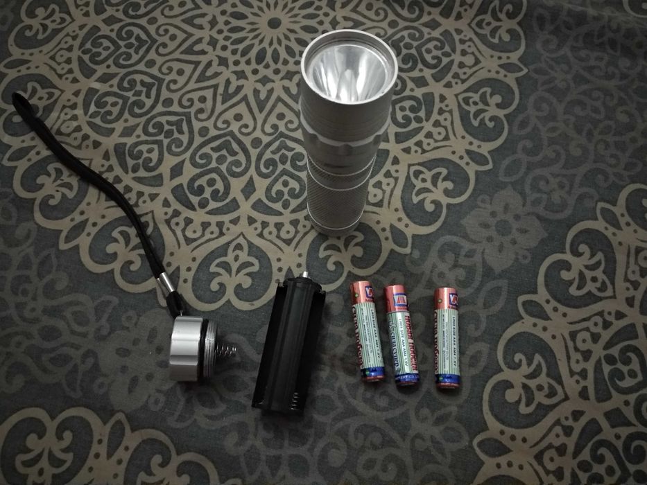 Фонарь, светодиодный, металлический.