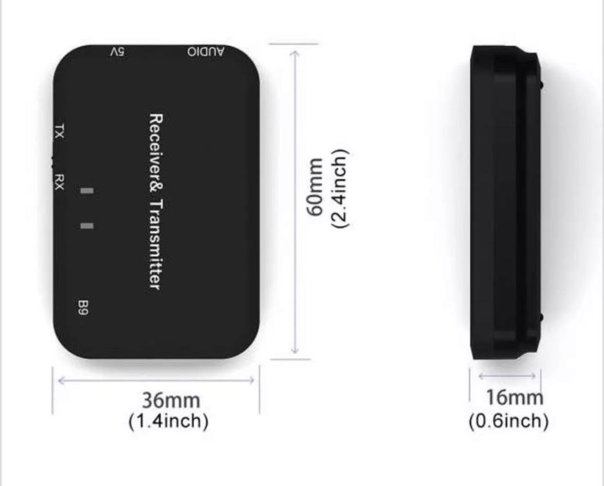 2 в 1 Безжичен Аудио Приемник и Предавател B9