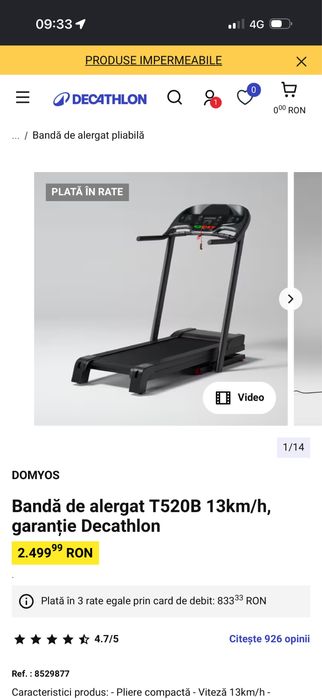 Banda alergat Domyo t520b