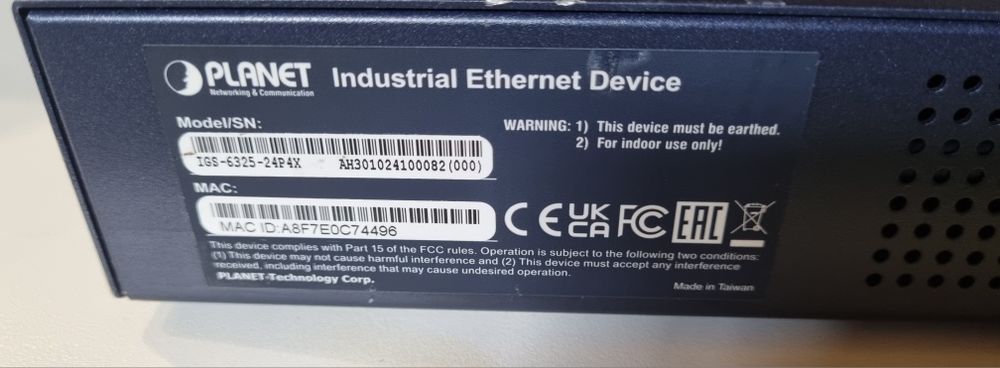 Switch Industrial Managed PLANET IGS-6325-24P4X | 24x GbE PoE+ | 4x 10G SFP+