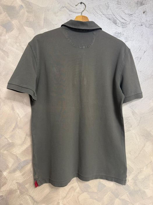 Napapijri Polo gri din bumbac 100% – mărimea L – original