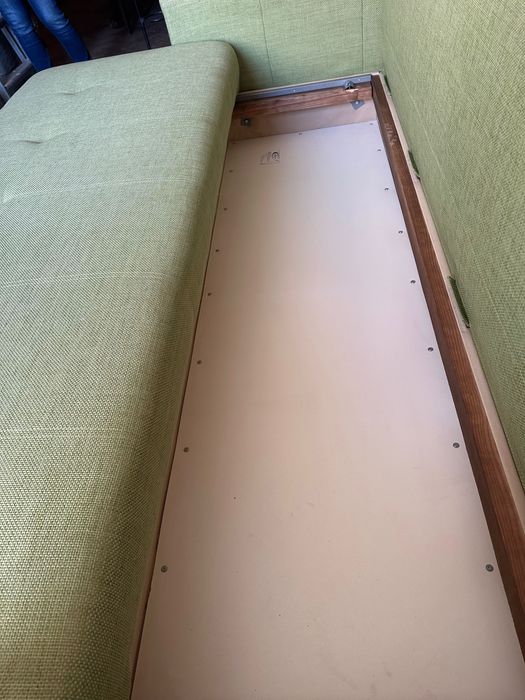 Canapea extensibilă cu ladă depozitare - stare bună