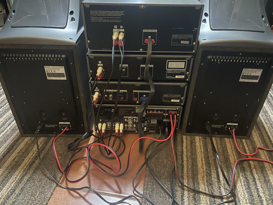 Sistem audio Hifi Sony EX100 AV si boxe  SA-EX200