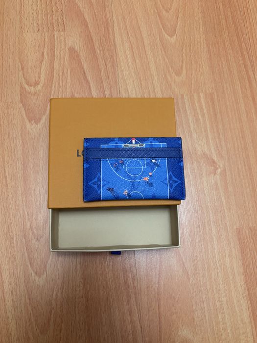Lv cardholder blue