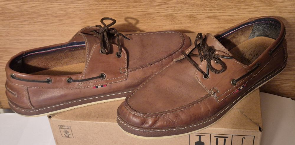 Mocasini piele naturală Tommy Hilfiger M44