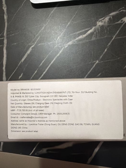 Ray-Ban Meta Wayfarer хамелеон  (Smart очки) новые, не вскрытые