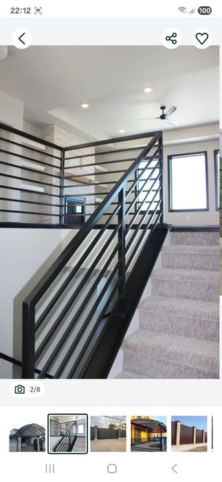 Навес ворота двери лестницы