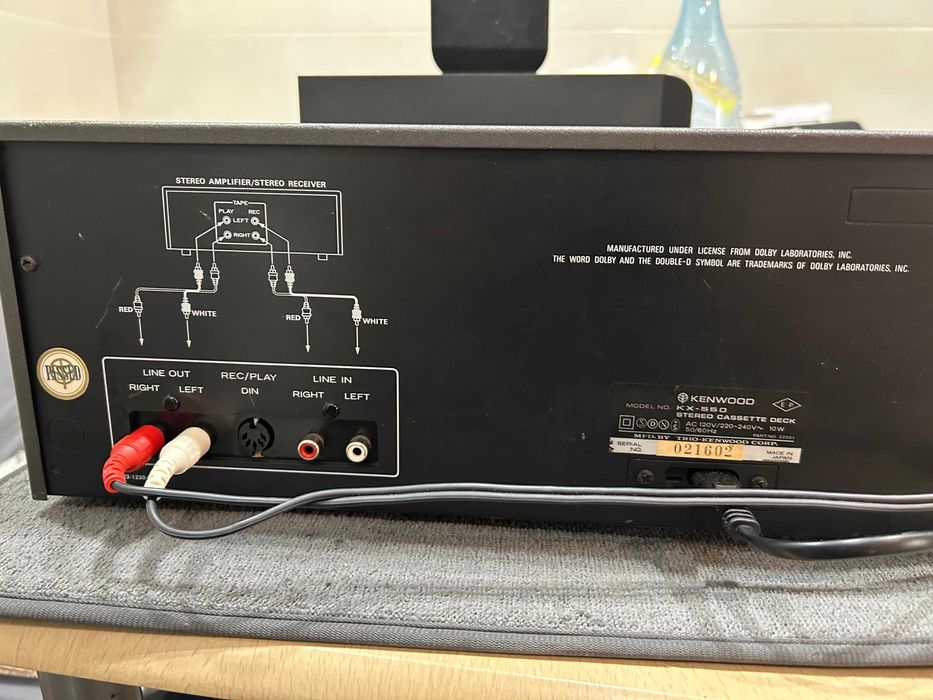 Vând deck casetofon Kenwood KX-550