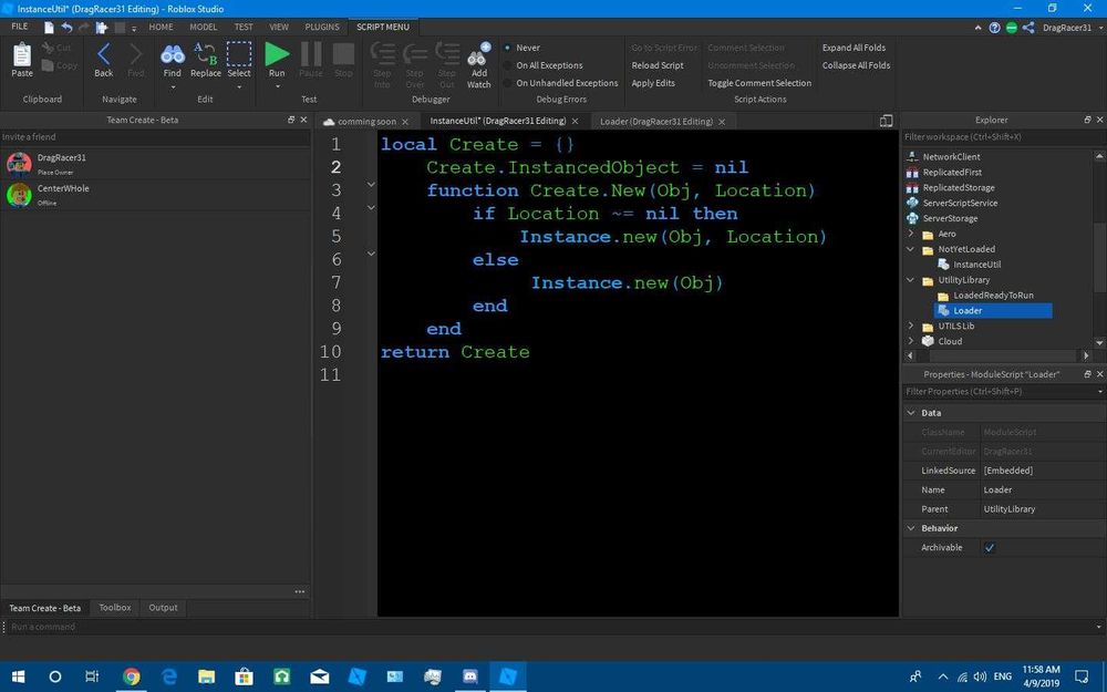 Индивидуальное обучение Roblox Studio (онлайн)
