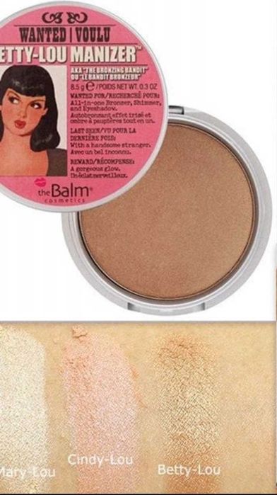 Хайлайтър/сенки Betty Lоu Manizer theBalm