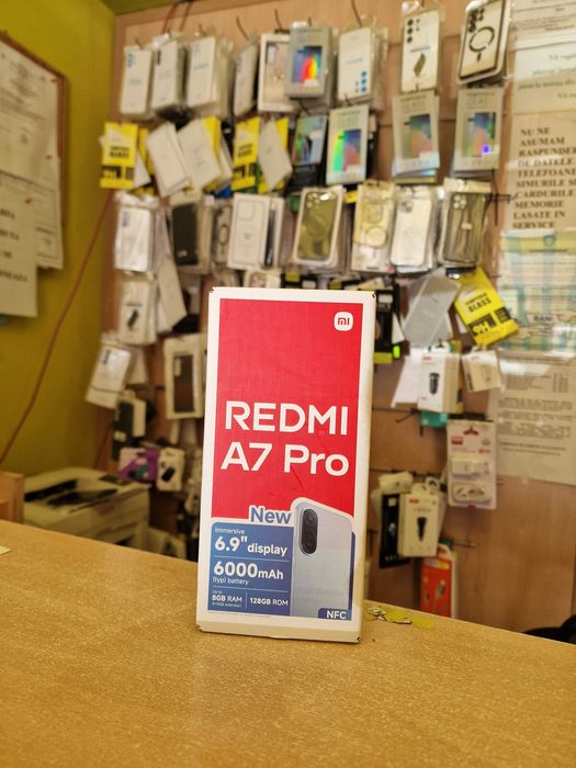 Vand/ Schimb Redmi A7 Pro -Rate-Garantie-Factura-Blue - 128/4